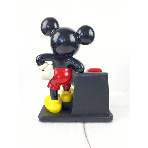 Vintage Mickey Mouse Push Button AT&T Telephone Phone Walt Disney Authentic 13" - Picture 5 of 10